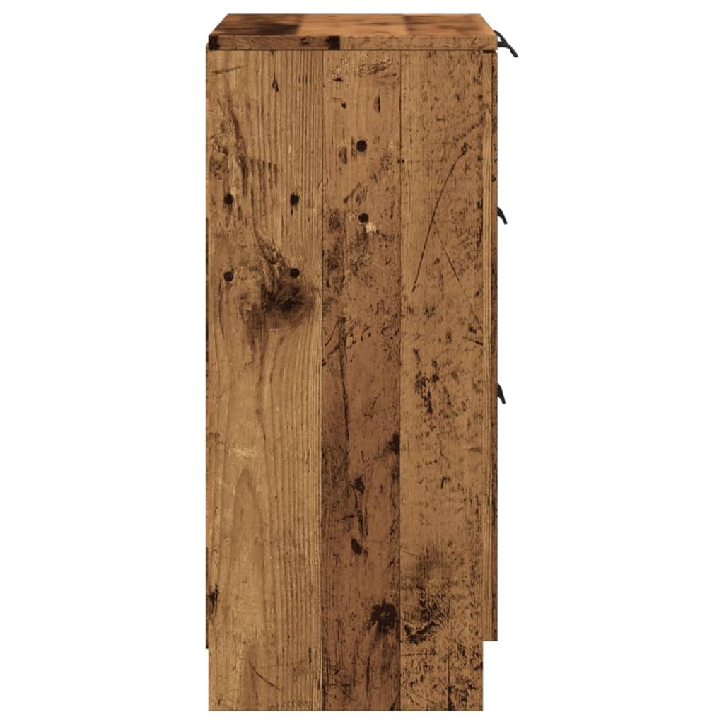 Komoda boja starog drva 60 x 30 x 70 cm od konstruiranog drva
