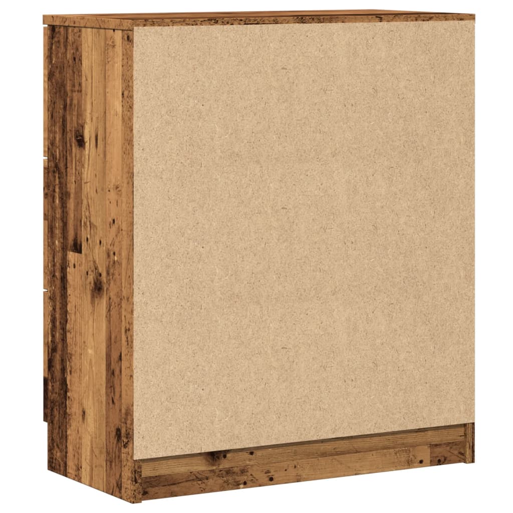 Komoda boja starog drva 60 x 30 x 70 cm od konstruiranog drva