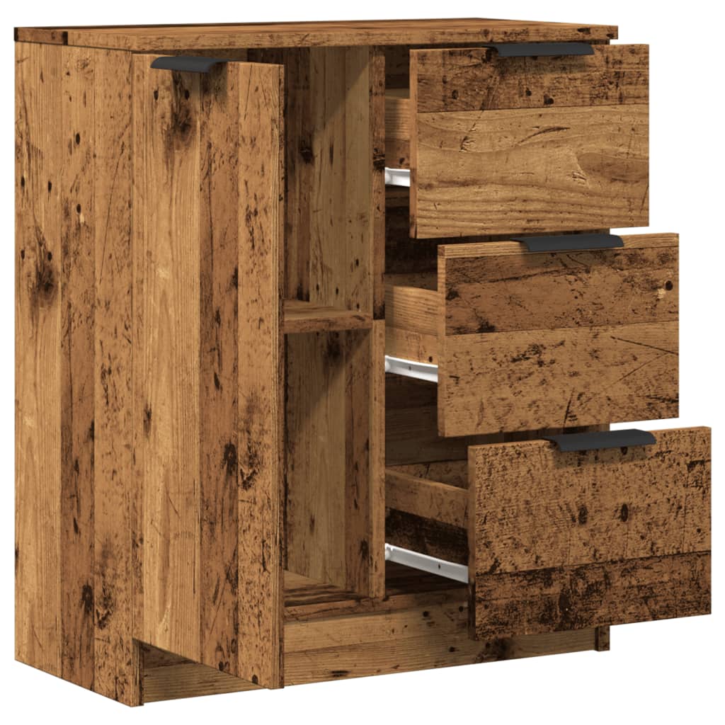 Komoda boja starog drva 60 x 30 x 70 cm od konstruiranog drva