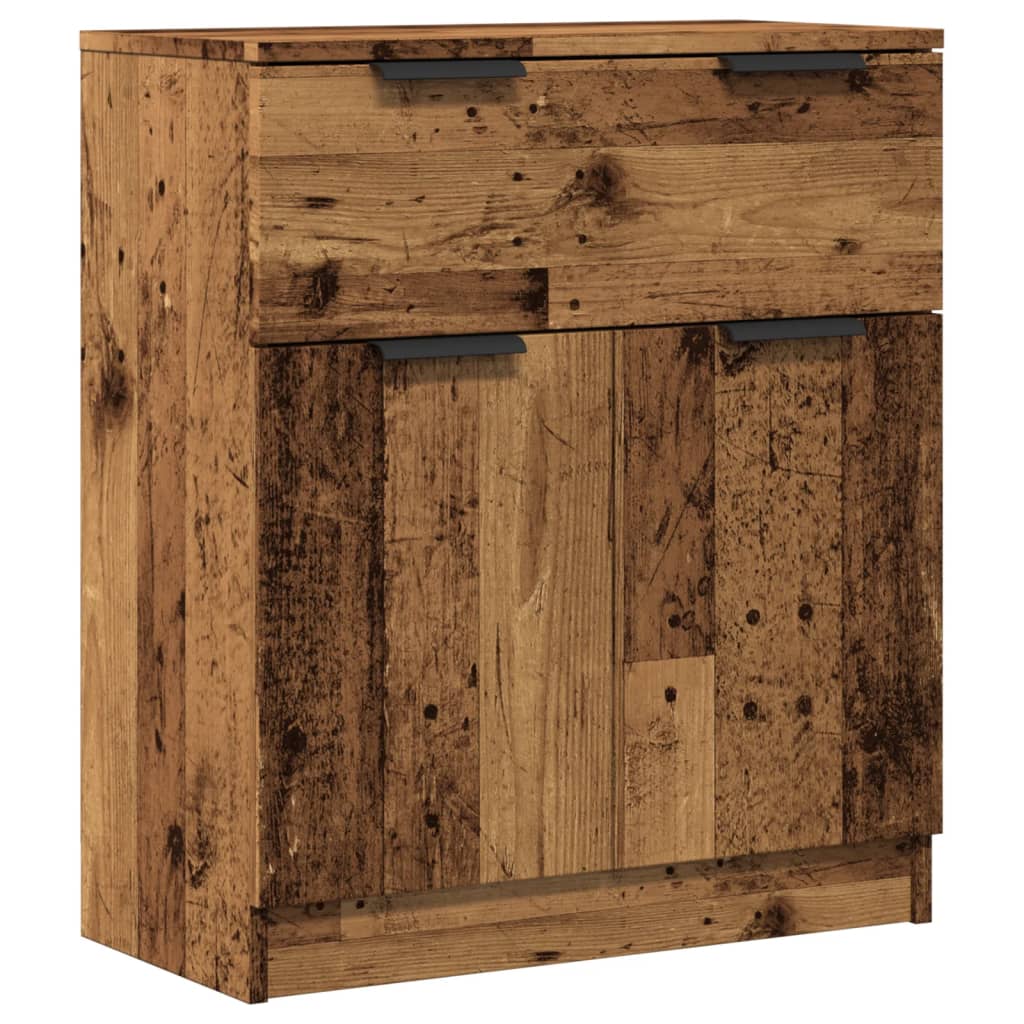 Komoda boja starog drva 60 x 30 x 70 cm od konstruiranog drva