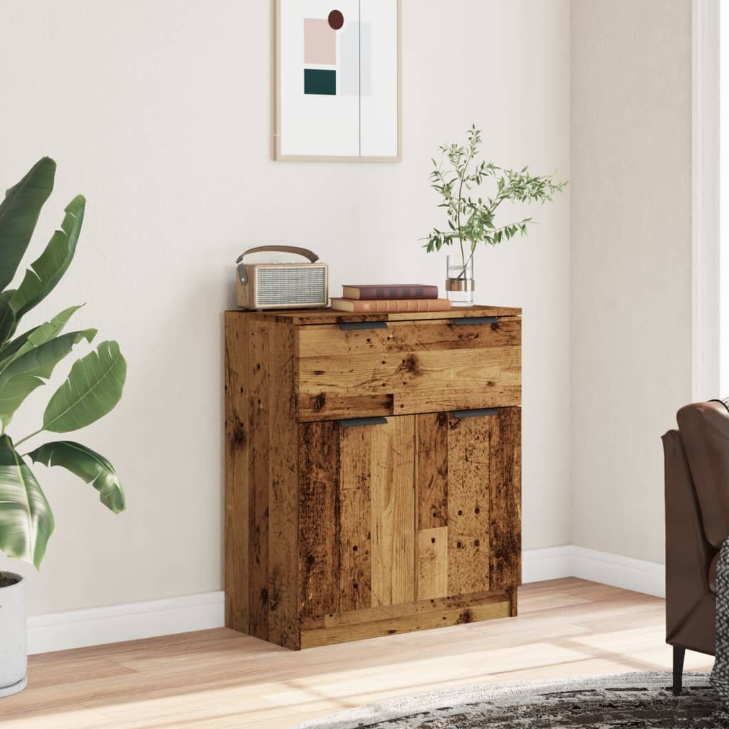 Komoda boja starog drva 60 x 30 x 70 cm od konstruiranog drva