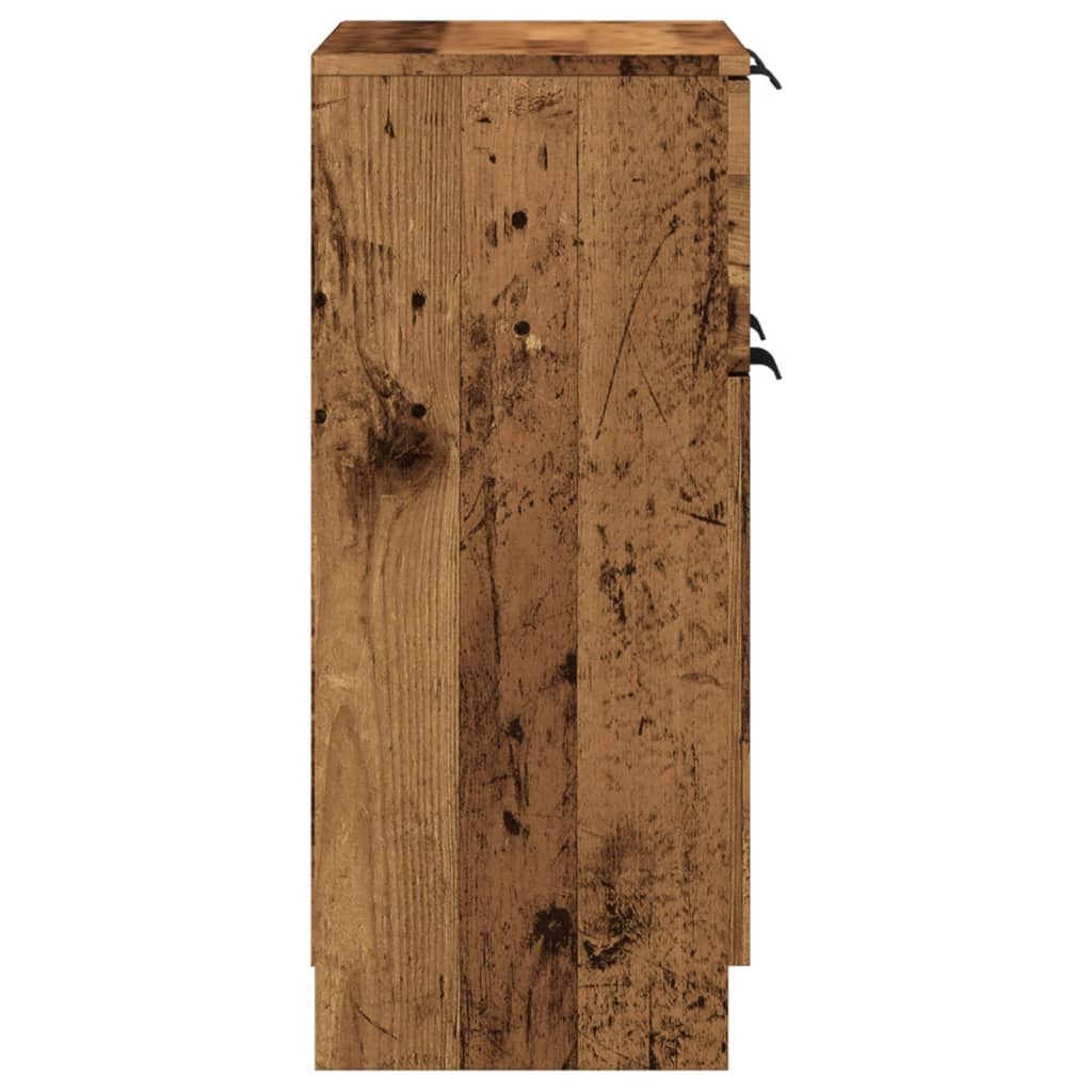 Komoda boja starog drva 60 x 30 x 70 cm od konstruiranog drva