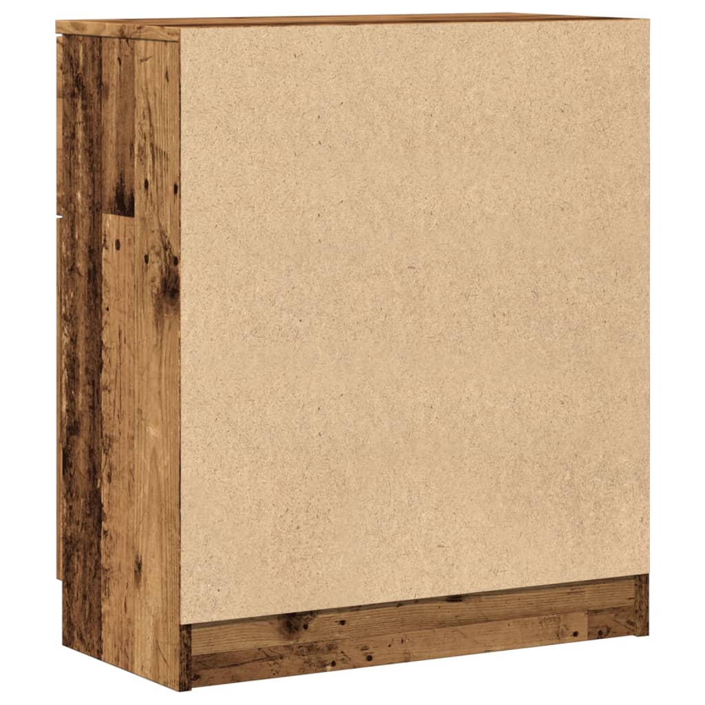 Komoda boja starog drva 60 x 30 x 70 cm od konstruiranog drva