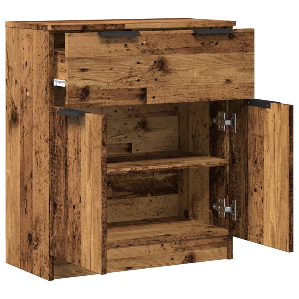Komoda boja starog drva 60 x 30 x 70 cm od konstruiranog drva