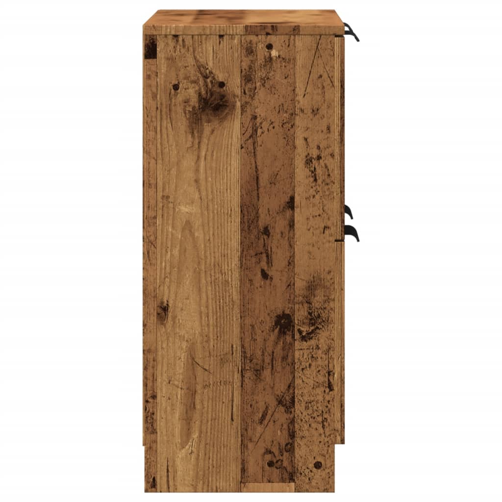 Komoda boja starog drva 60 x 30 x 70 cm od konstruiranog drva