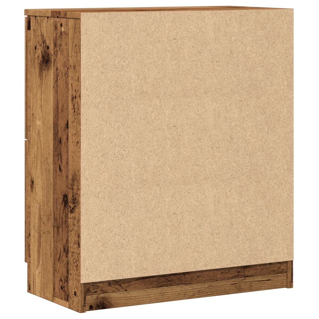 Komoda boja starog drva 60 x 30 x 70 cm od konstruiranog drva