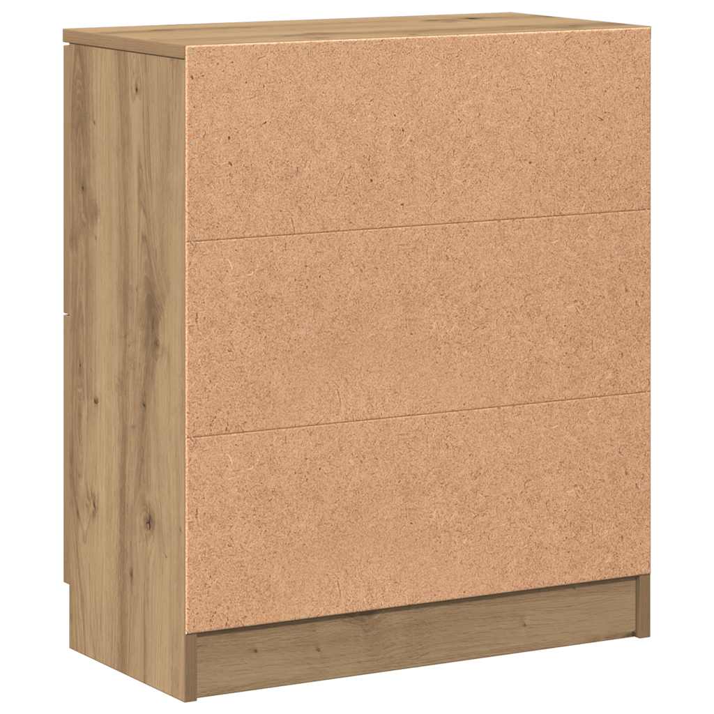 Komoda boja hrasta artisan 60x30x70 cm od konstruiranog drva