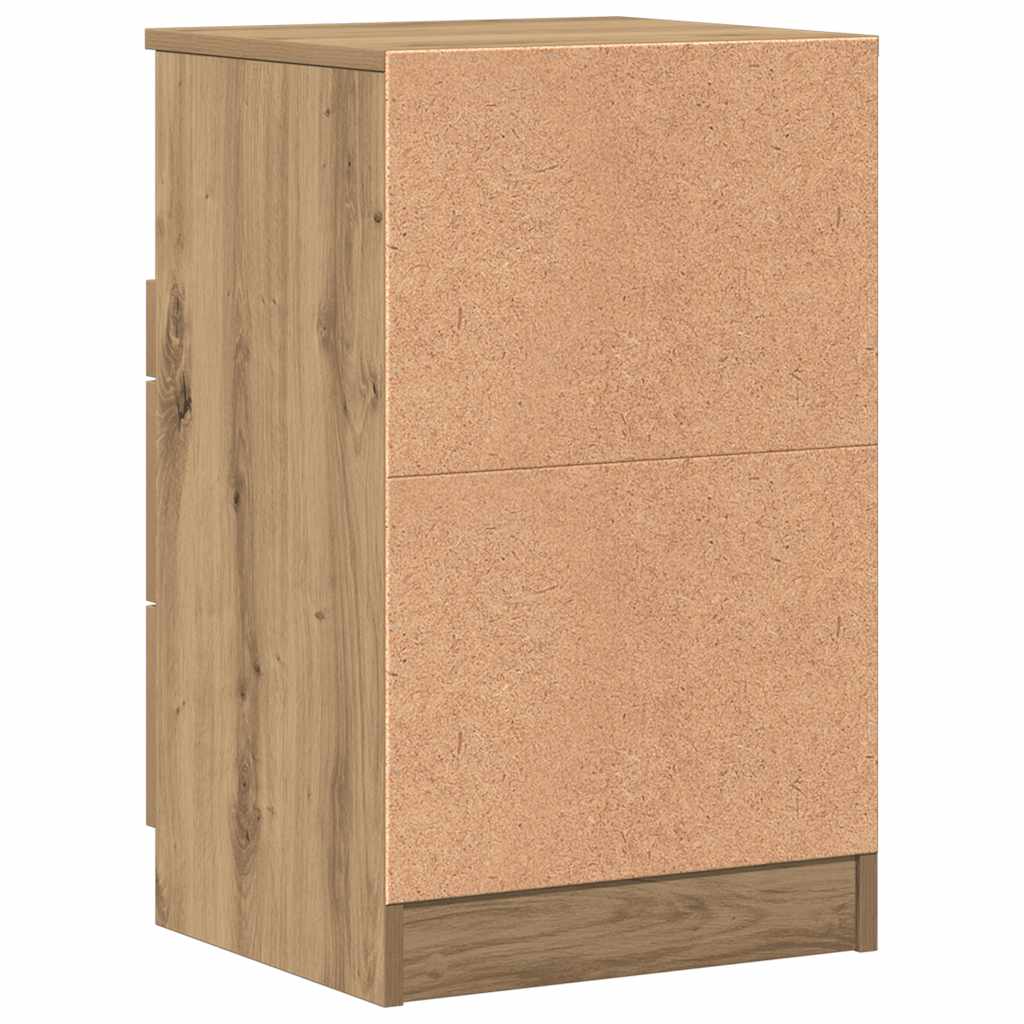 Noćni ormarići 2 kom Artisan hrast 40x36x65 cm izrađeno drvo