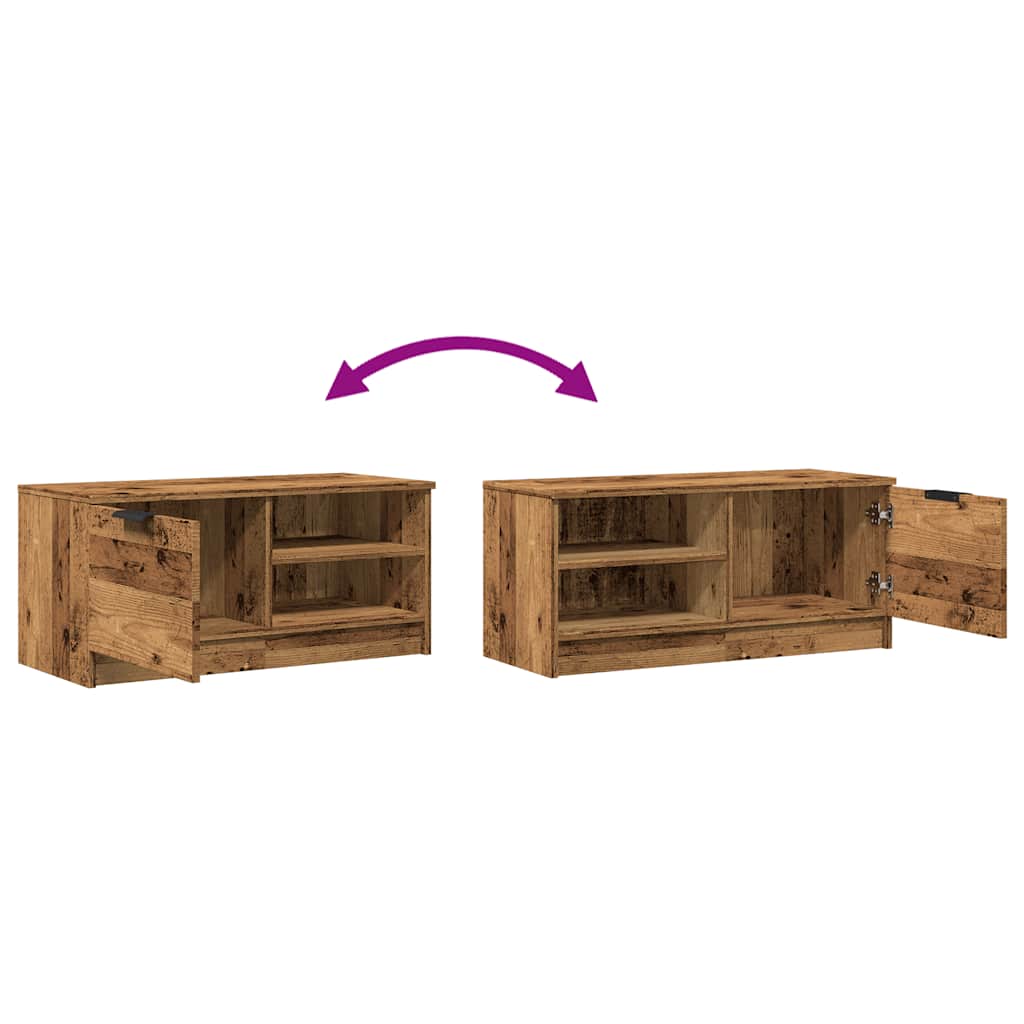 TV ormarić staro drvo 80x35x36,5 cm konstruirano drvo