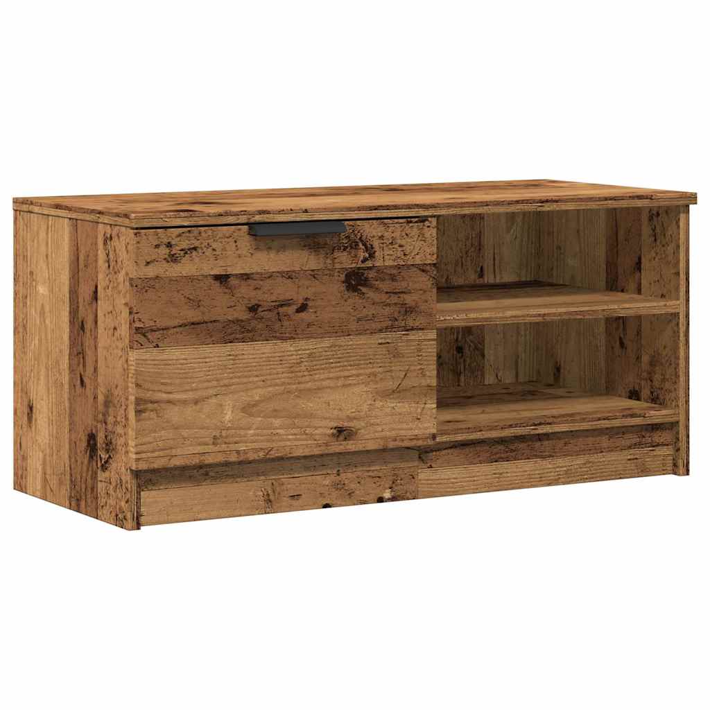 2-dijelni TV ormarić Staro drvo 80x35x36,5 cm Konstruirano drvo