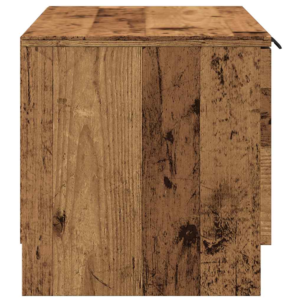 2-dijelni TV ormarić Staro drvo 80x35x36,5 cm Konstruirano drvo