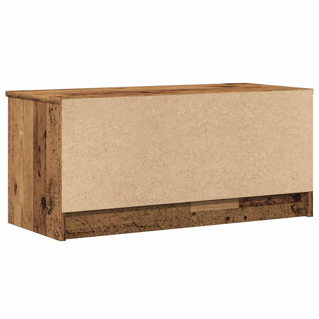 2-dijelni TV ormarić Staro drvo 80x35x36,5 cm Konstruirano drvo