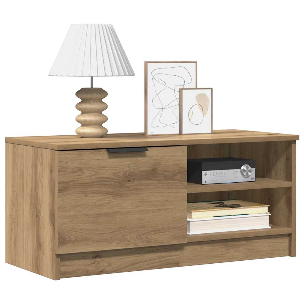TV ormarić Artisan hrast 80x35x36,5 cm izrađeno drvo