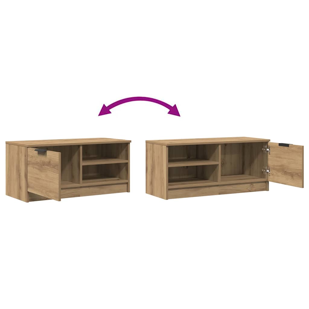 TV ormarić Artisan hrast 80x35x36,5 cm izrađeno drvo