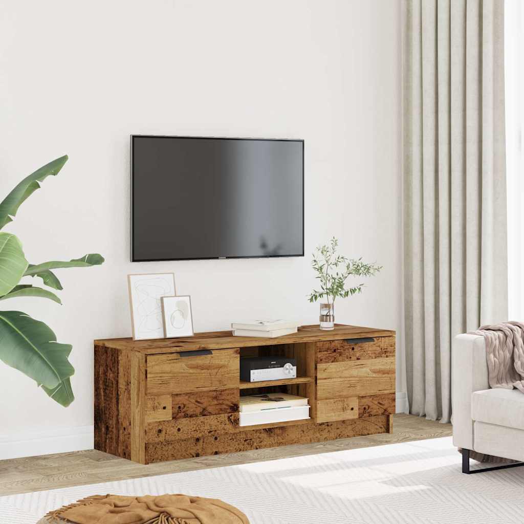 TV ormarić boja staro drvo 102x35x36,5 cm od konstruiranog drva