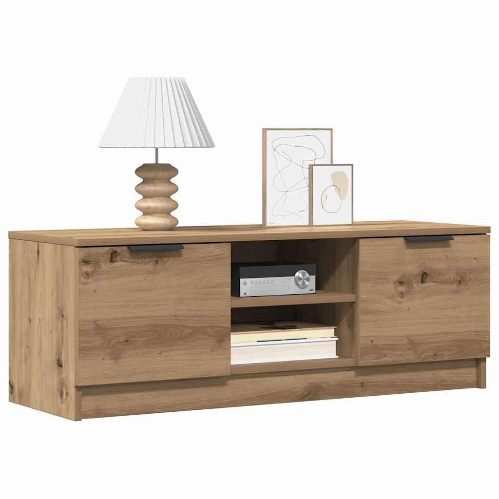 TV ormarić Artisan hrast 102x35x36,5 cm izrađeno drvo