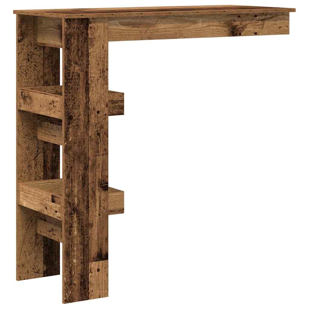 Zidni barski stol staro drvo 102x45x103,5 cm konstruirano drvo