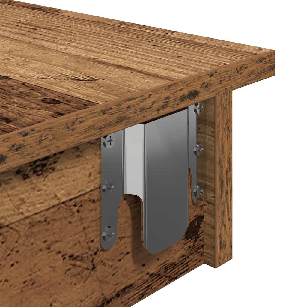 Zidni barski stol staro drvo 102x45x103,5 cm konstruirano drvo
