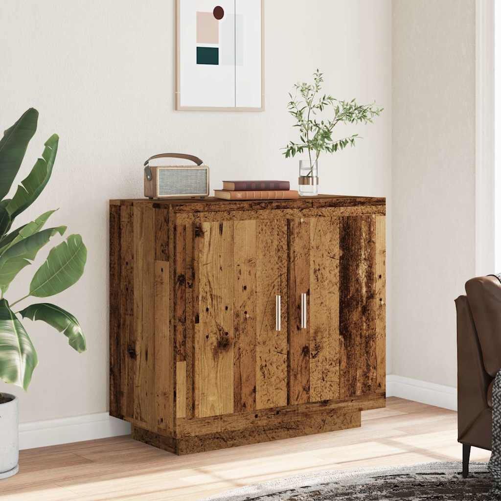 Komoda boja staro drvo 80x40x75 cm od konstruiranog drva