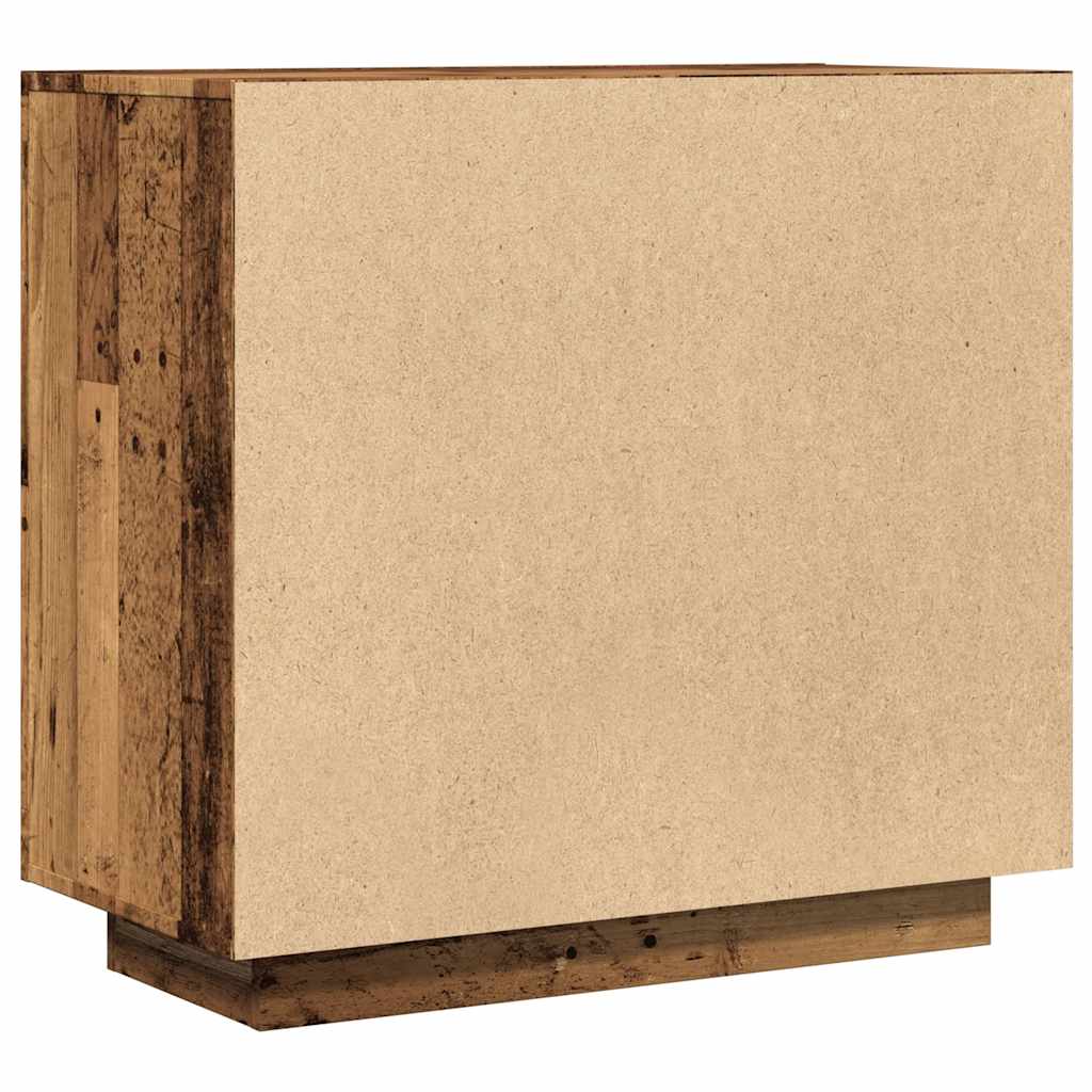Komoda boja staro drvo 80x40x75 cm od konstruiranog drva