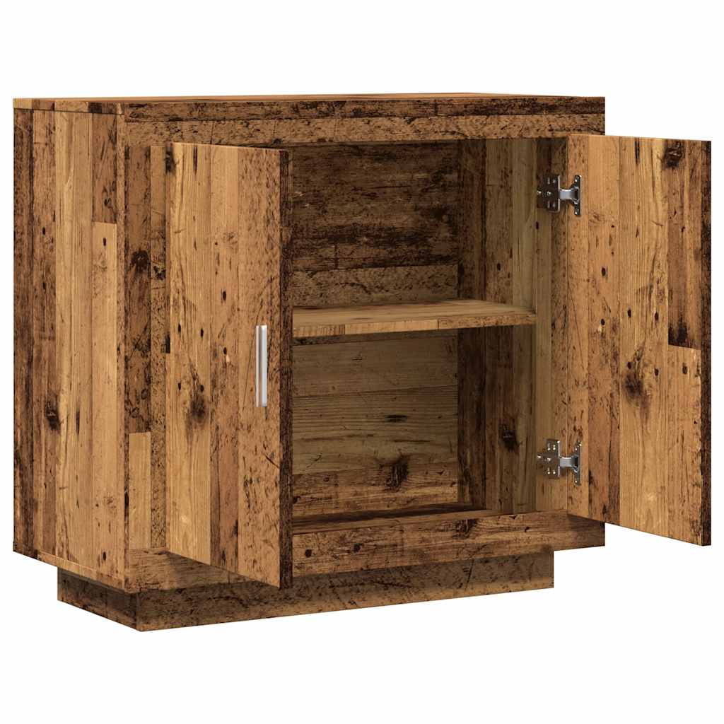 Komoda boja staro drvo 80x40x75 cm od konstruiranog drva
