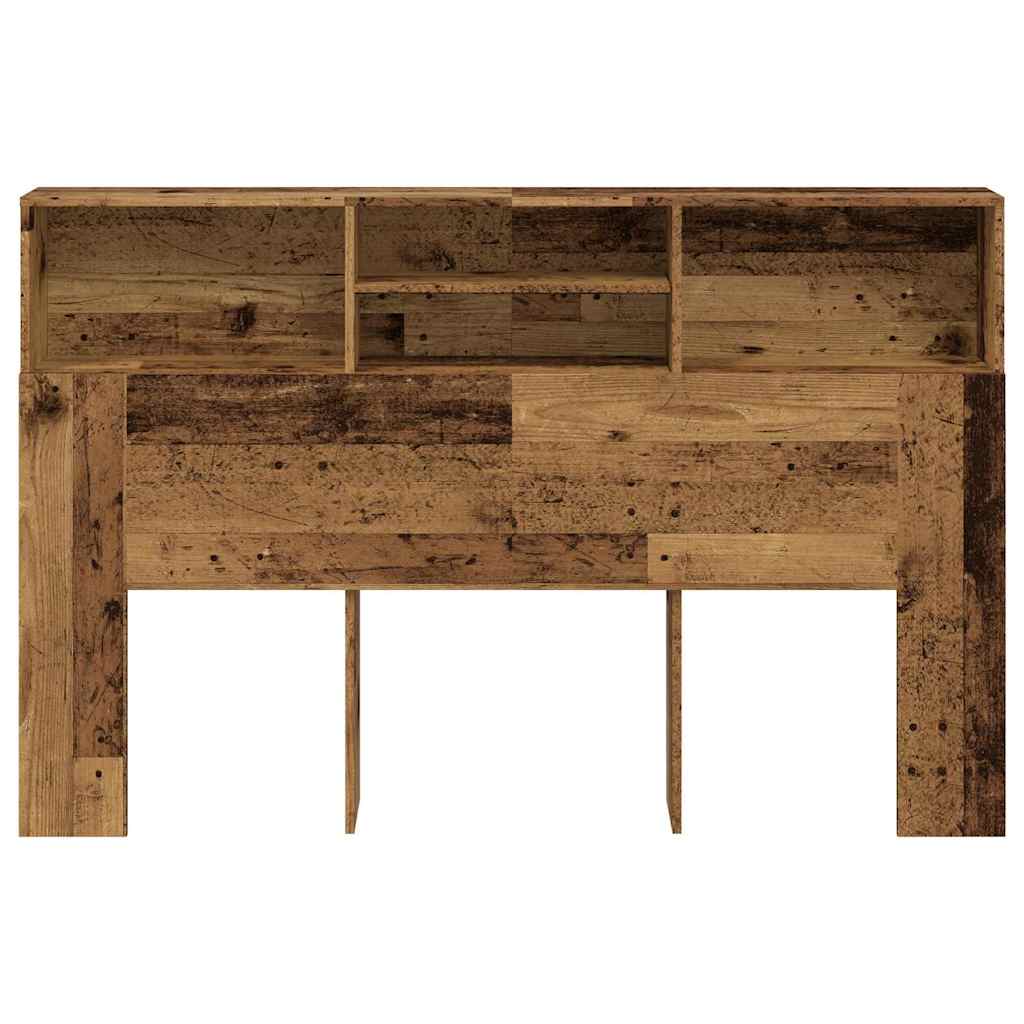 Uzglavni ormarić staro drvo 160x19x103,5 cm konstruirano drvo