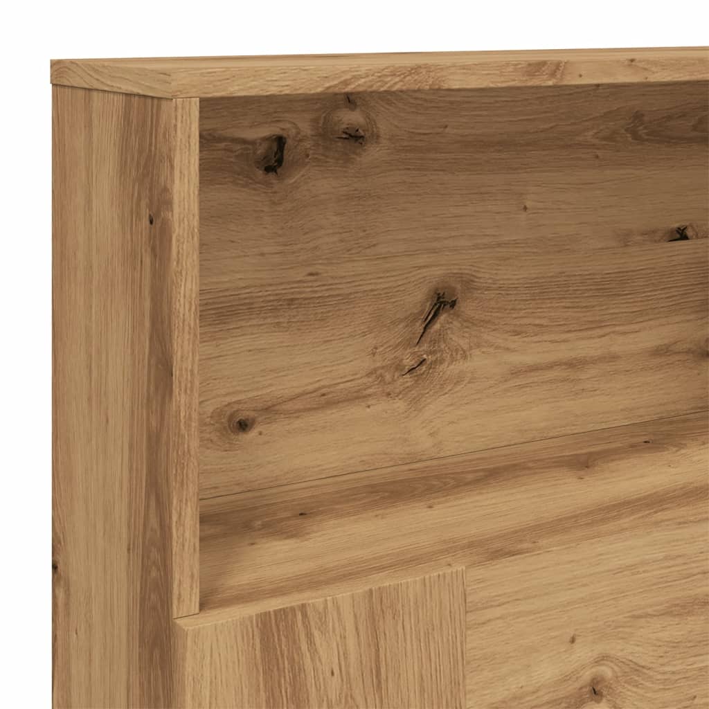 Ormarić s uzglavljem Artisan hrast 180x19x103,5 cm Konstruirano drvo
