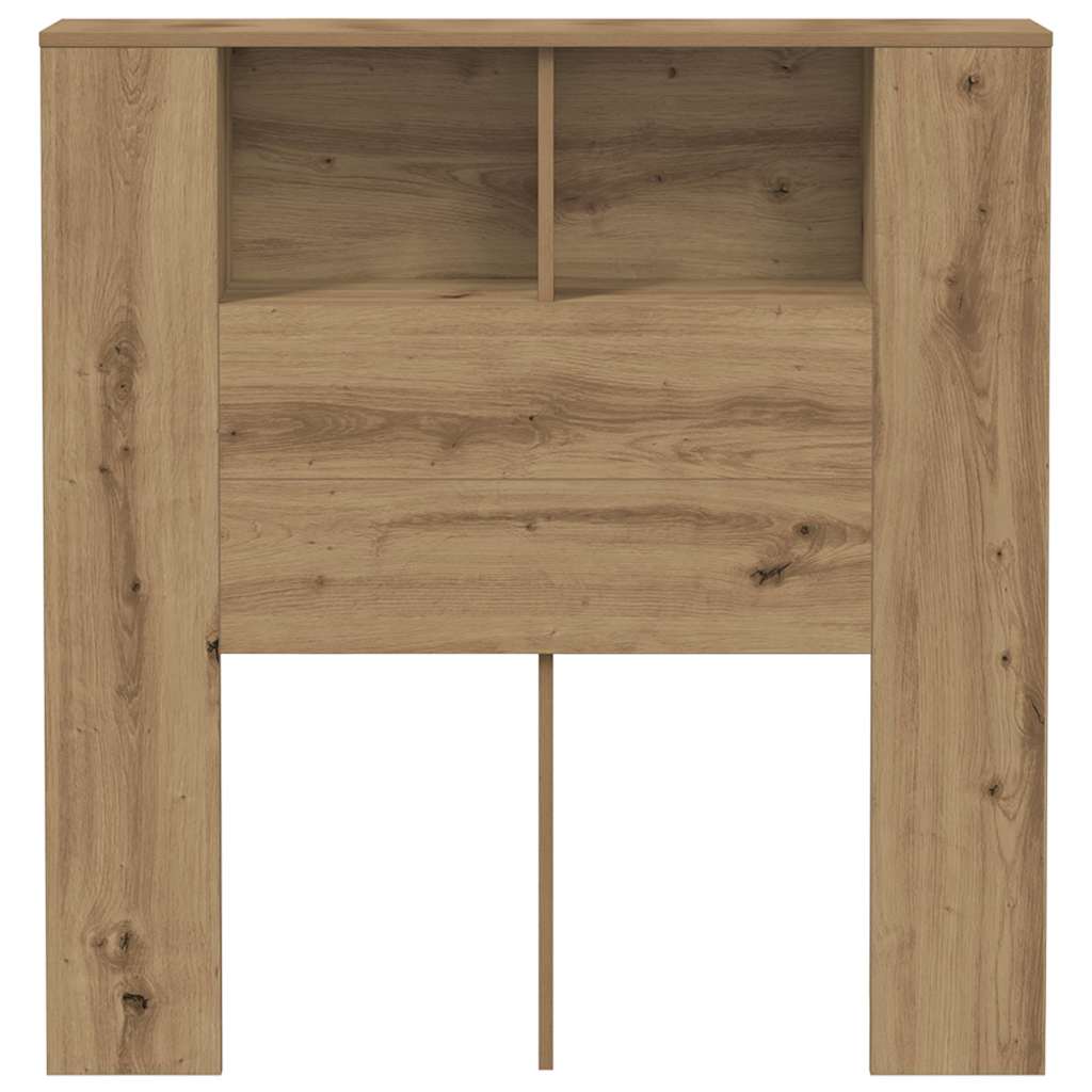Uzglavni ormarić Artisan hrast 100x18,5x102,5 cm izrađeno drvo