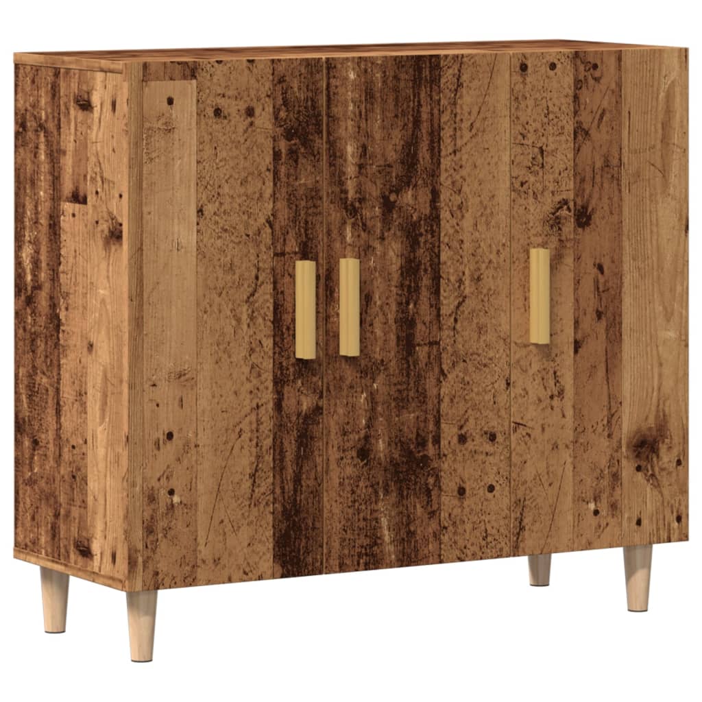 Komoda boja starog drva 90 x 34 x 80 cm od konstruiranog drva