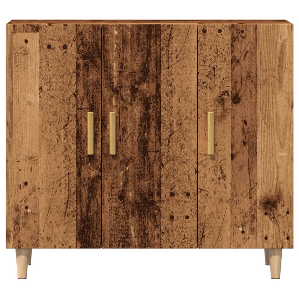 Komoda boja starog drva 90 x 34 x 80 cm od konstruiranog drva