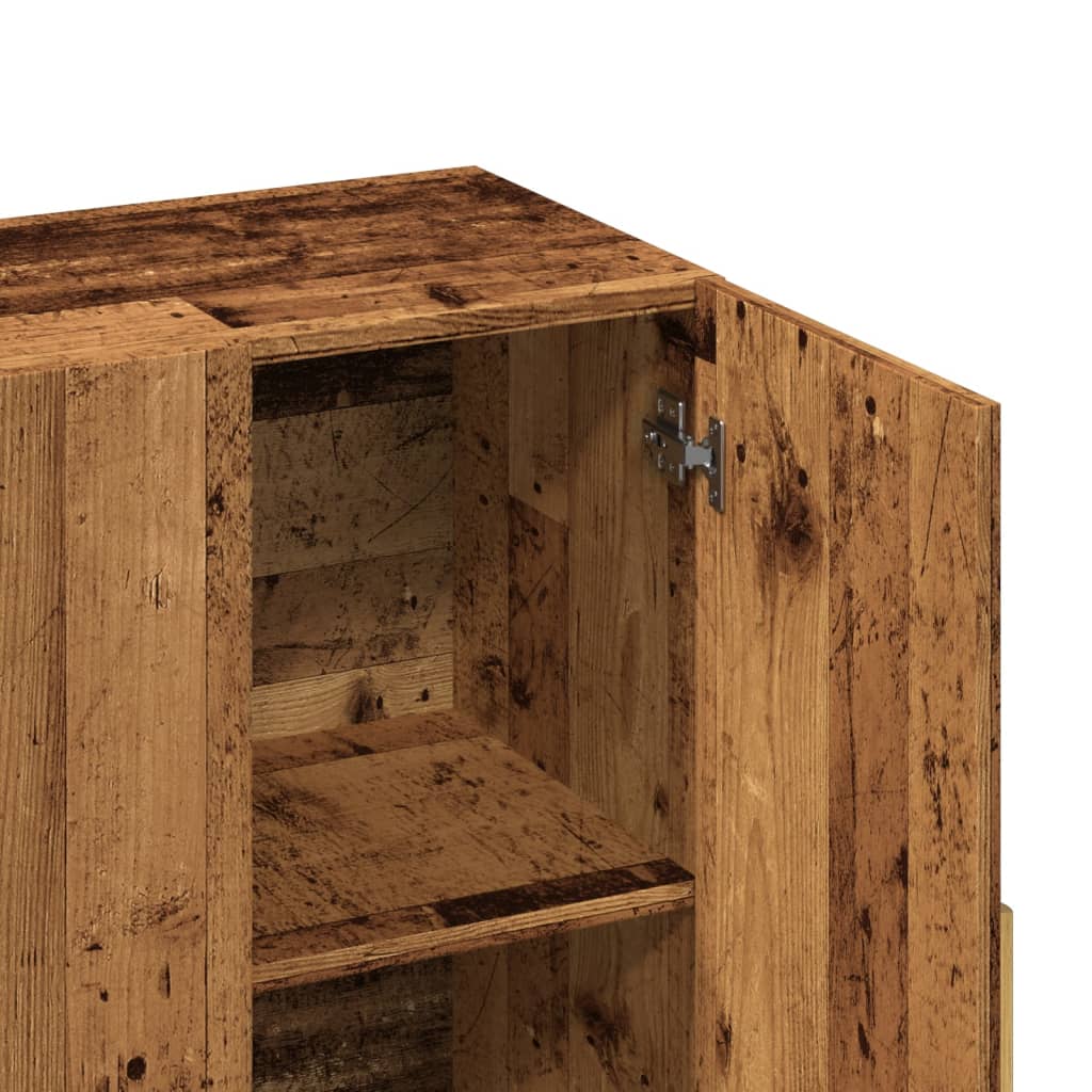 Komoda boja starog drva 90 x 34 x 80 cm od konstruiranog drva