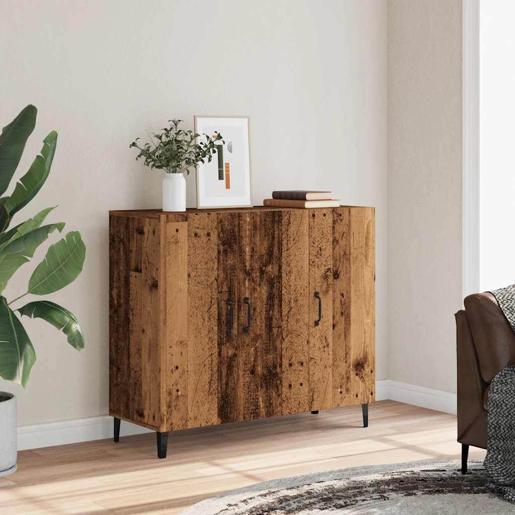 Komoda boja starog drva 90 x 34 x 80 cm od konstruiranog drva