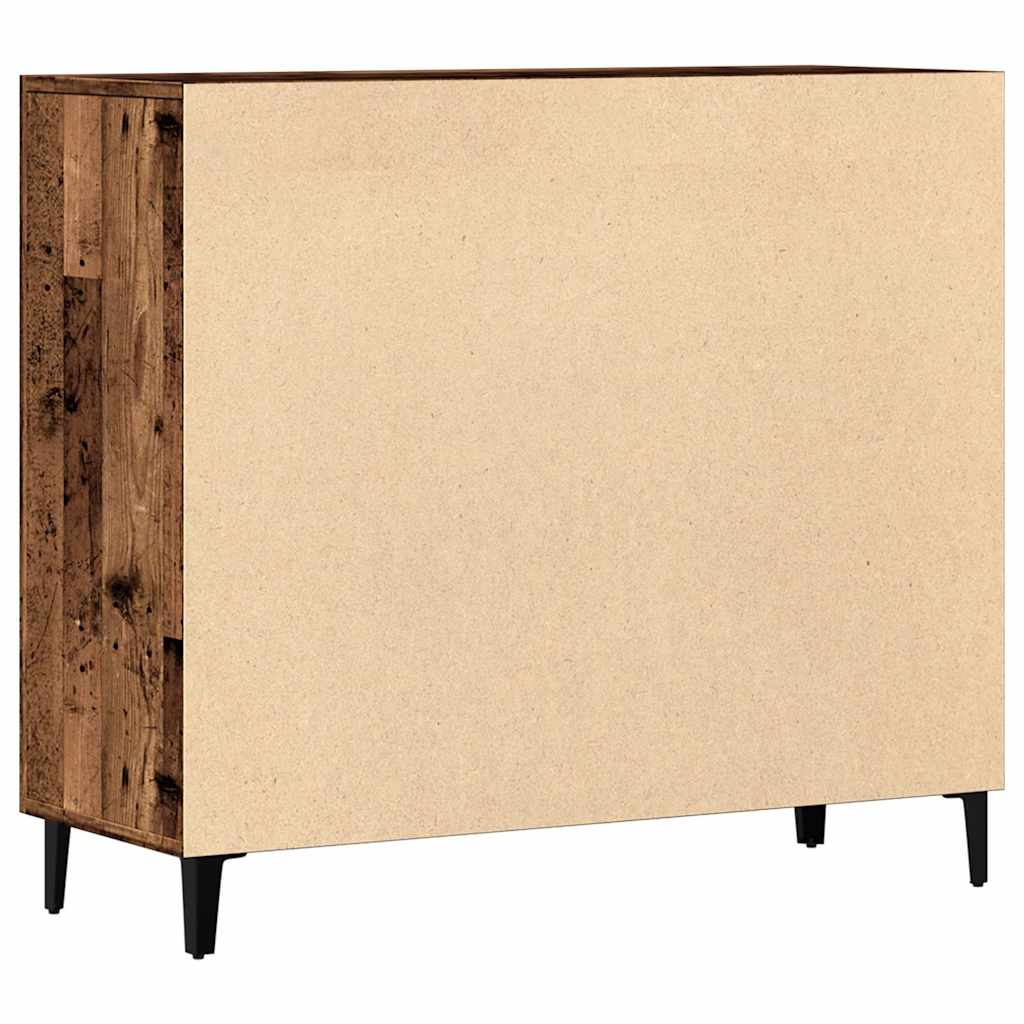 Komoda boja starog drva 90 x 34 x 80 cm od konstruiranog drva