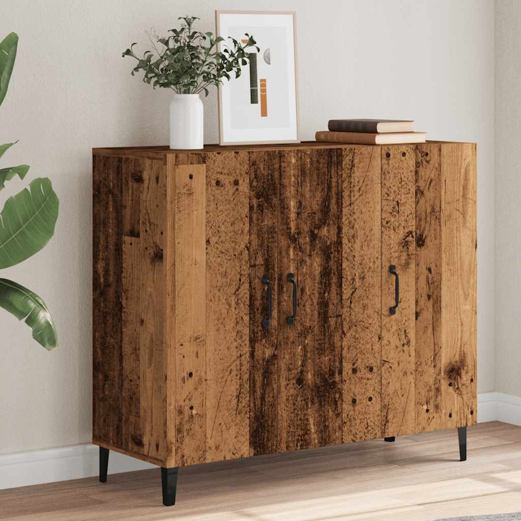 Komoda boja starog drva 90 x 34 x 80 cm od konstruiranog drva
