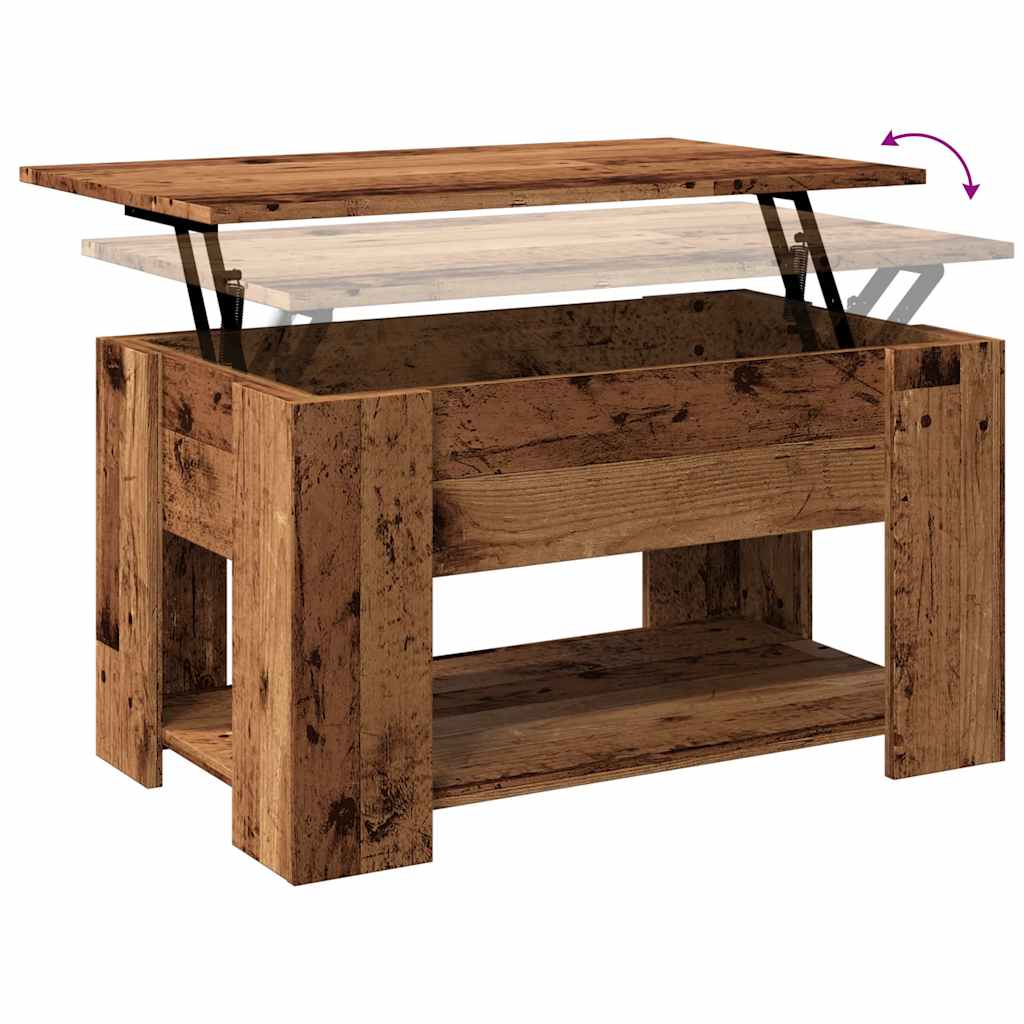 Stol za kavu Staro drvo 79x49x41 cm Konstruirano drvo