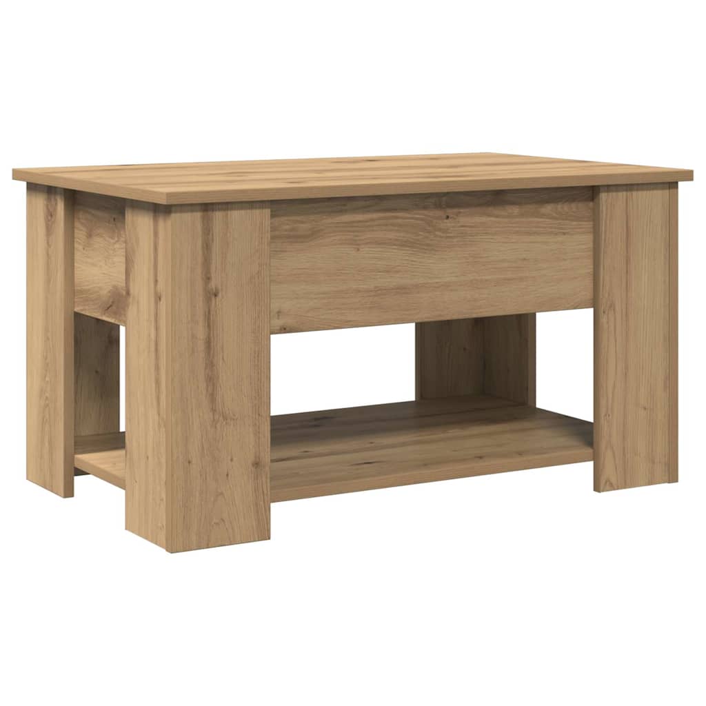 Stol za kavu Artisan hrast 79x49x41 cm Konstruirano drvo