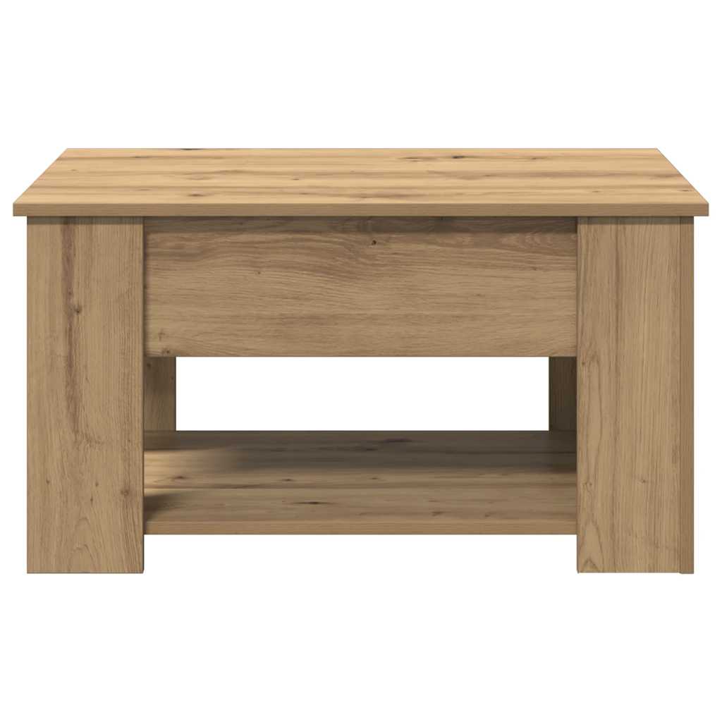 Stol za kavu Artisan hrast 79x49x41 cm Konstruirano drvo