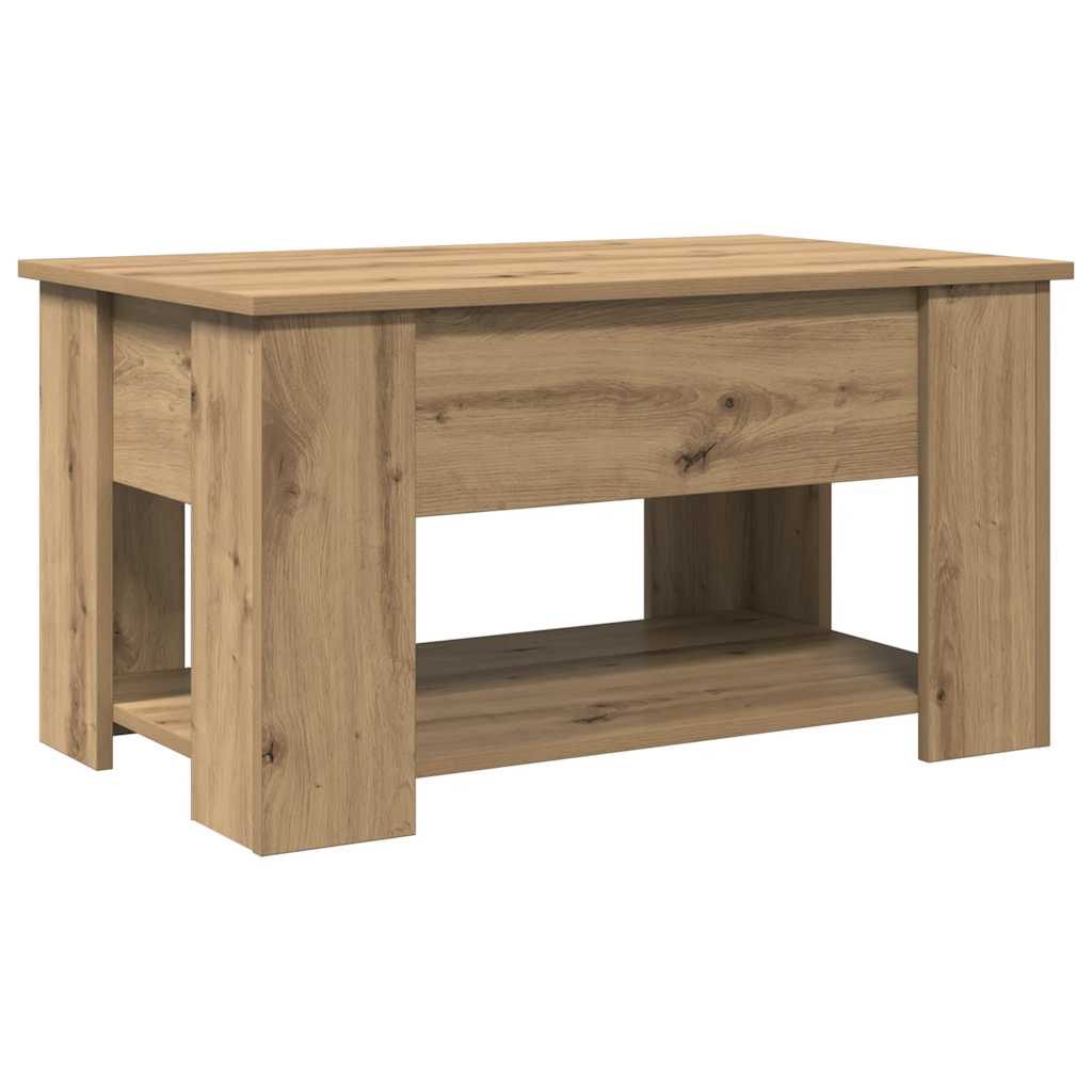 Stol za kavu Artisan hrast 79x49x41 cm Konstruirano drvo