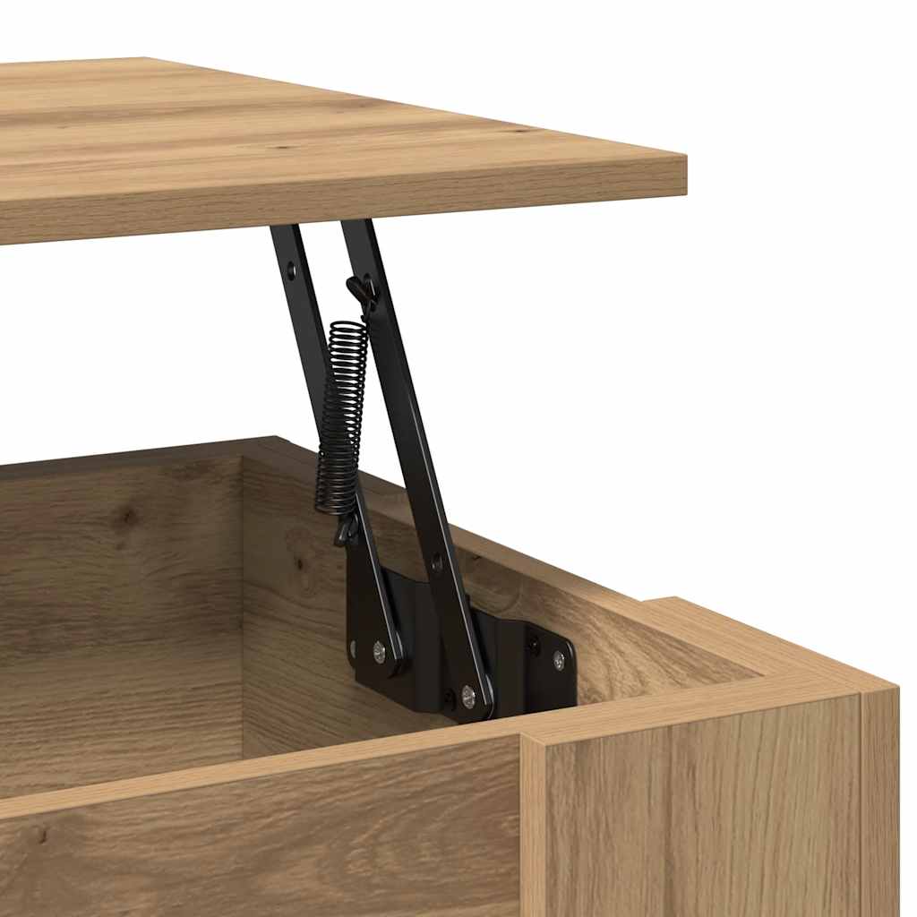 Stol za kavu Artisan hrast 79x49x41 cm Konstruirano drvo