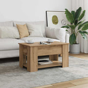 Stol za kavu Artisan hrast 79x49x41 cm Konstruirano drvo