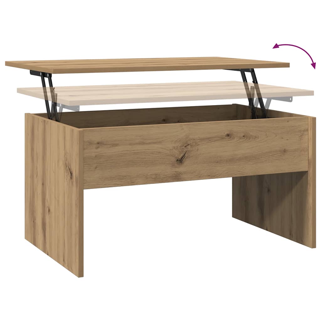 Stolić kavu boja artisian hrast 80x50,5x41,5 cm drveno