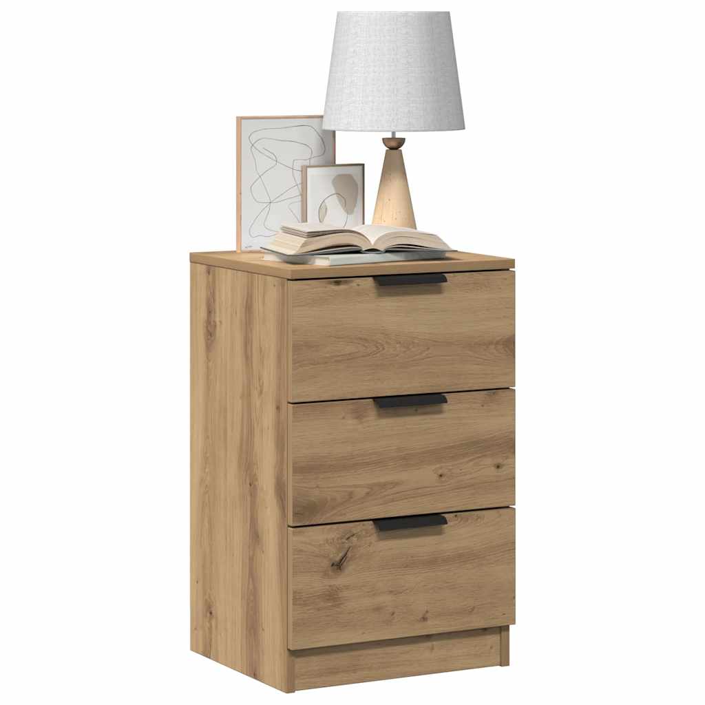 Noćni ormarići 2 kom Artisan hrast 40x36x65 cm izrađeno drvo