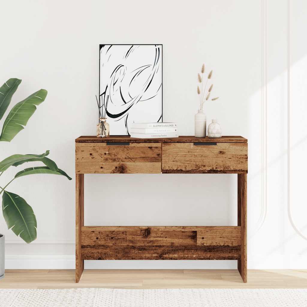 Konzolni stol Staro drvo 90x36x75 cm Konstruirano drvo