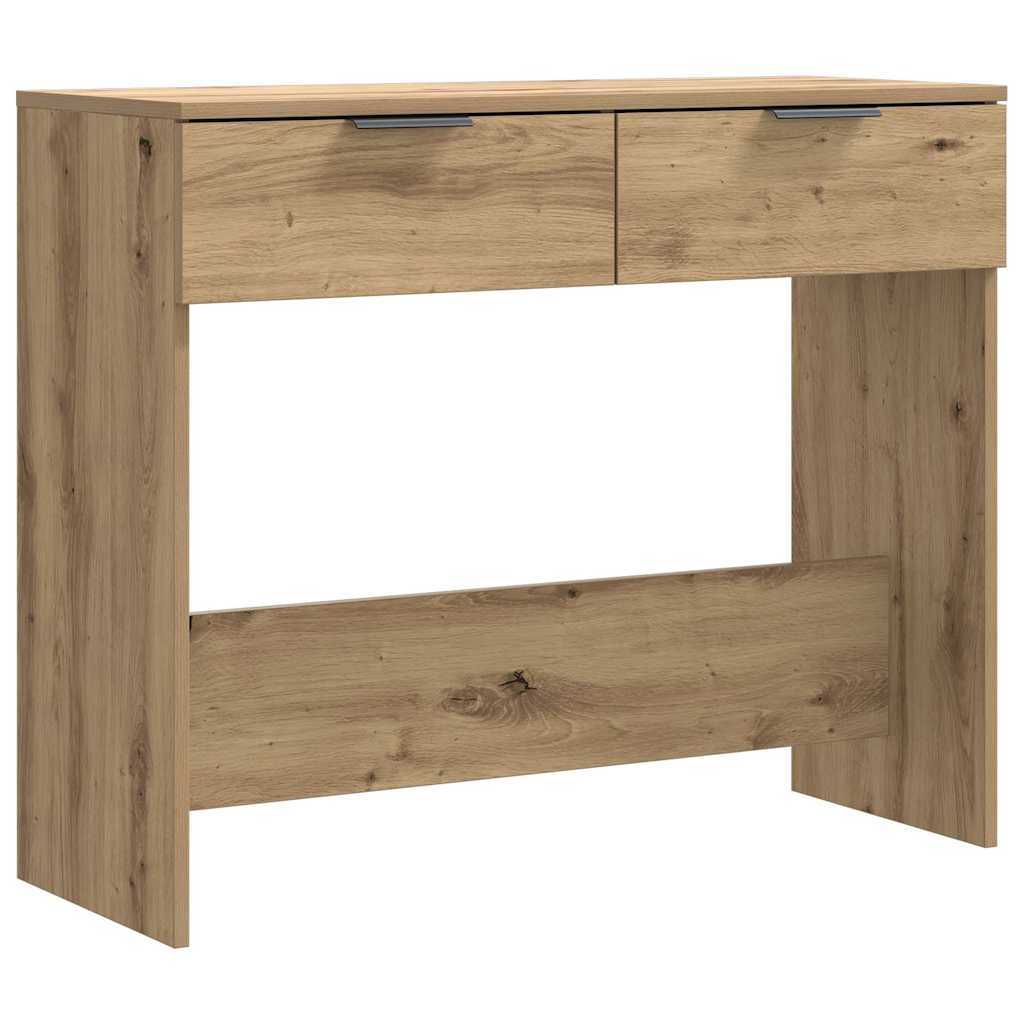 Konzolni stol Artisan hrast 90x36x75 cm izrađeno drvo