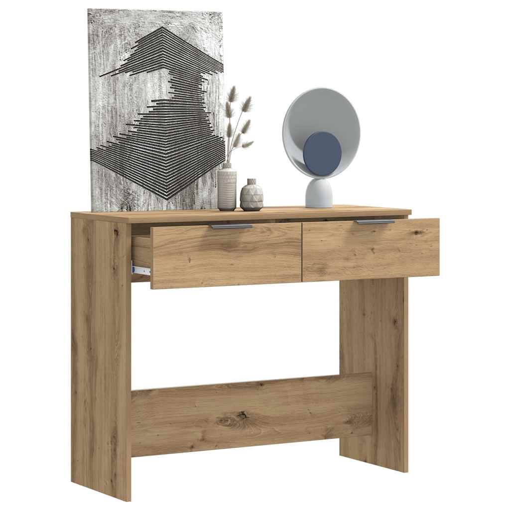 Konzolni stol Artisan hrast 90x36x75 cm izrađeno drvo