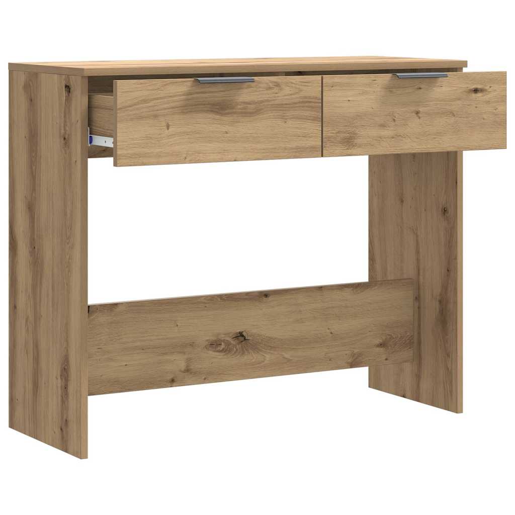 Konzolni stol Artisan hrast 90x36x75 cm izrađeno drvo