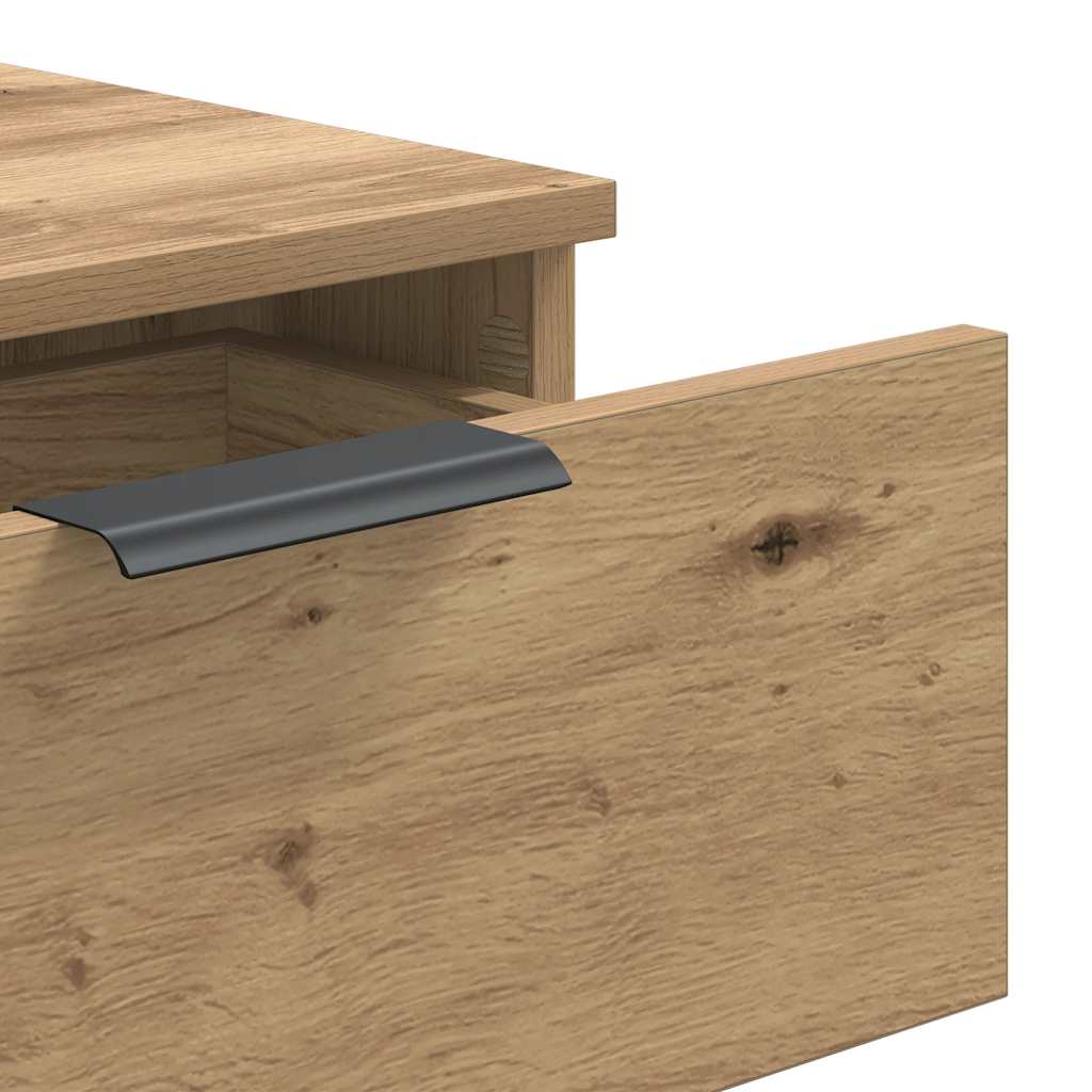 Konzolni stol Artisan hrast 90x36x75 cm izrađeno drvo
