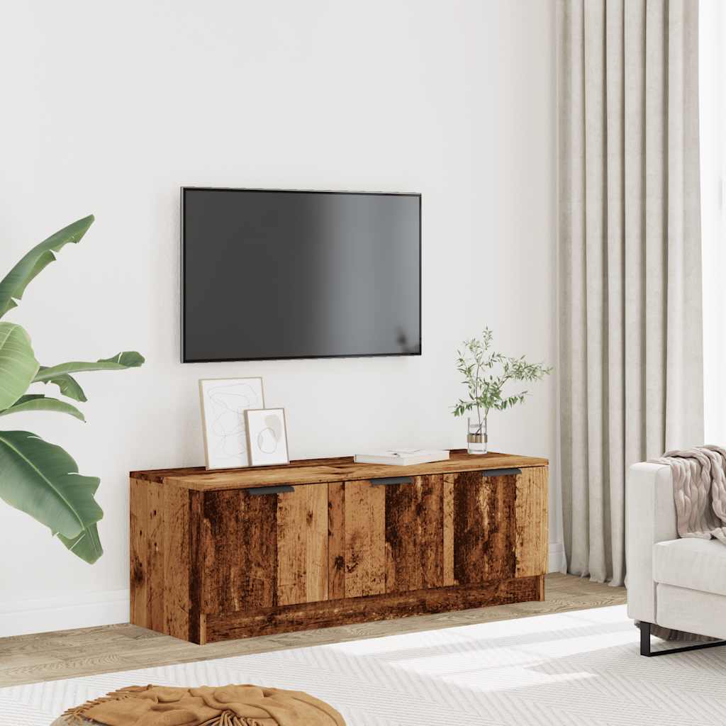 TV ormarić boja staro drvo 102x35x36,5 cm od konstruiranog drva