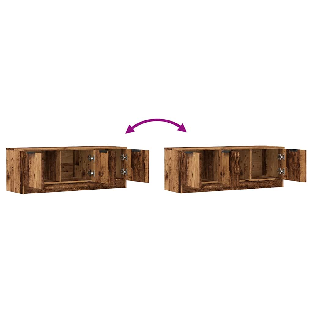 TV ormarić boja staro drvo 102x35x36,5 cm od konstruiranog drva