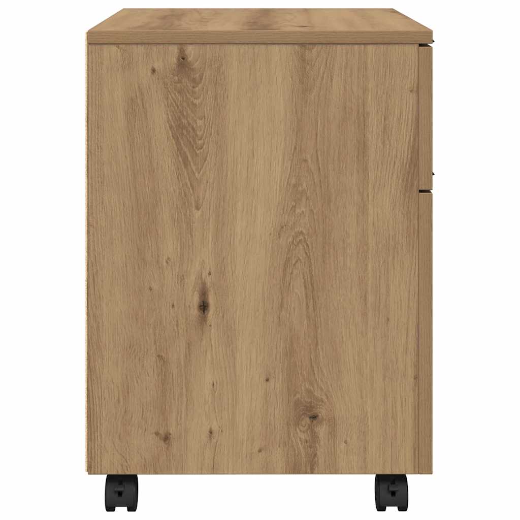 Mobilni ormarić za spise s kotačićima Artisan hrast 45x38x54 cm